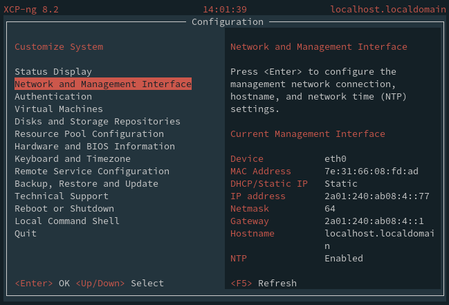 xsconsole-ipv6