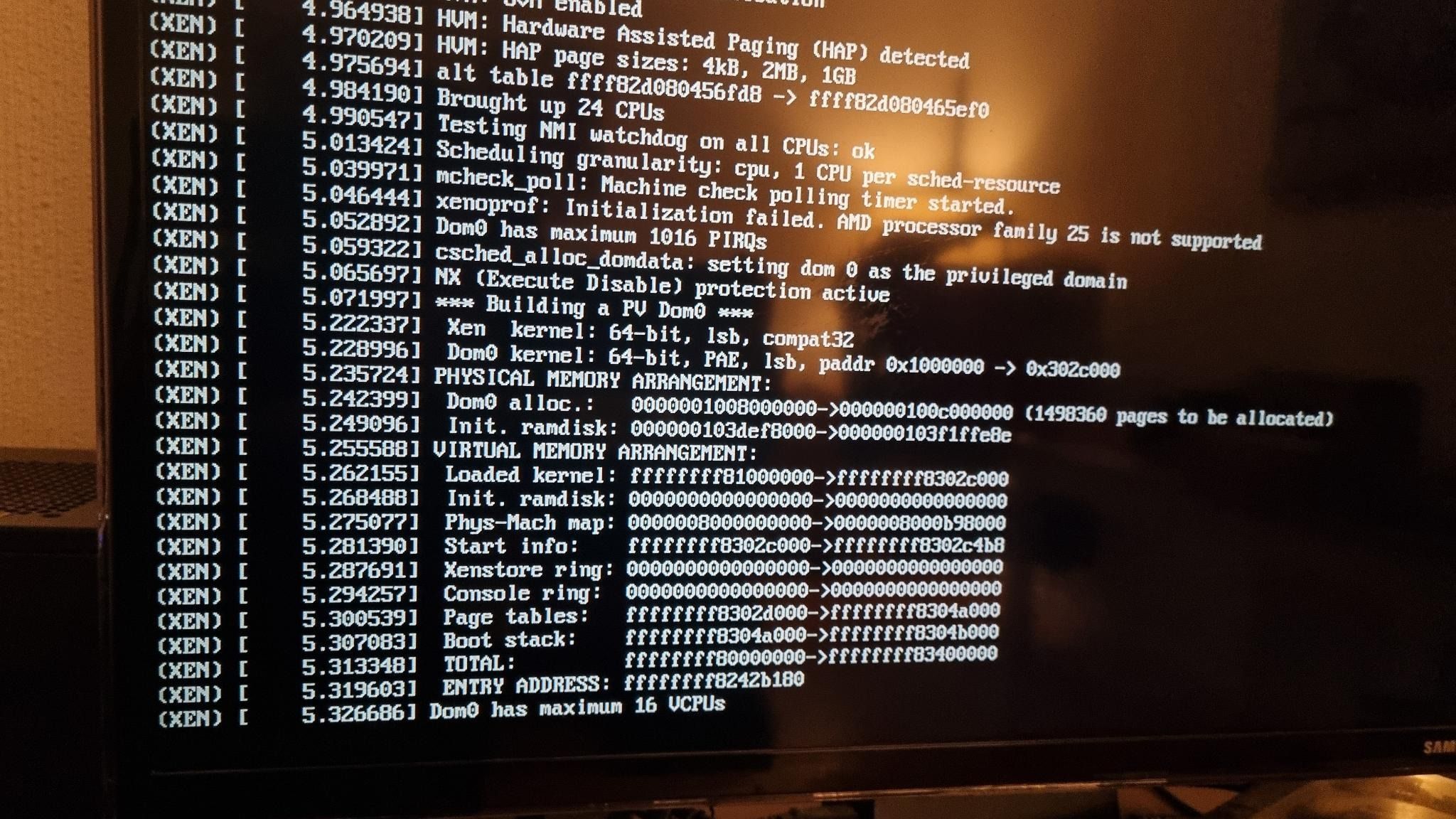 Question - Black screen when trying to start UEFI BIOS