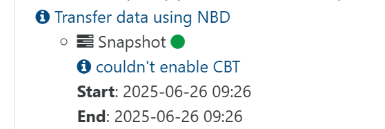 couldn't enable CBT
